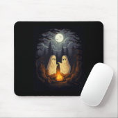 Vintag Ghost Camping Campfire Gothic Halloween Me Mousepad (Mit Mouse)