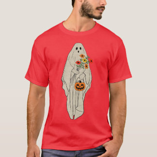 Vintag Ghost Halloween Pumpkin Funny Halloween G T-Shirt