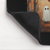 Vintag Ghost Pumpkin Gothic Halloween Ghost Spook Mousepad (Ecke)