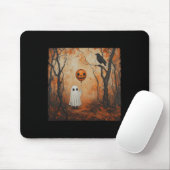 Vintag Ghost Pumpkin Gothic Halloween Ghost Spook Mousepad (Mit Mouse)