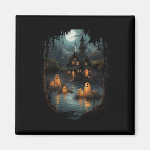Vintag Ghost und Skelett Beängstigend Skelett Skel Magnet