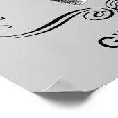 Vintag Gibson Girl Art Poster (Ecke)