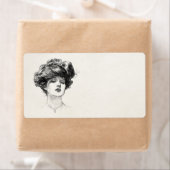 Vintag Gibson Girl Edwardian Retro Frauenportrait (Insitu)
