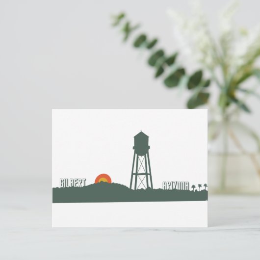 Vintag Gilbert Postcard Postkarte (Stehend Vorderseite)