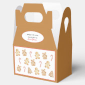 Vintag Gingerbread Man Chrismas Cookie Geschenkschachtel (Geöffnet)