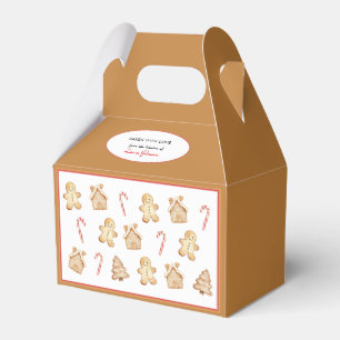 Vintag Gingerbread Man Chrismas Cookie Geschenkschachtel