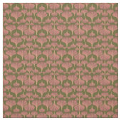 Vintag Gingko Green Floral Muster Stoff (Muster)
