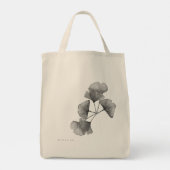 Vintag Gingko Tote Bag Tragetasche (Rückseite)