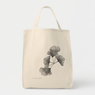Vintag Gingko Tote Bag Tragetasche