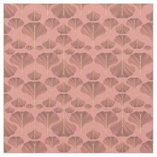 Vintag Ginkgo-Blumenmuster Stoff