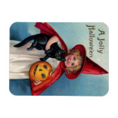Vintag Girl Hexe Magnet (Horizontal)
