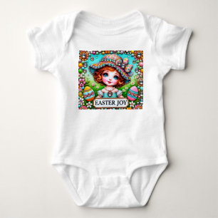 VINTAG GIRL Ostereier ~ Ostern JOY~ Baby Strampler
