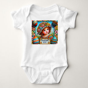 VINTAG GIRL Ostereier ~ Ostern JOY~ Baby Strampler