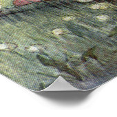 Vintag Girl with Dog von Anne Anderson Poster (Ecke)