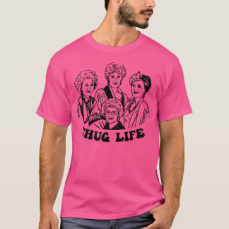 Vintag Girls Golden Thug Life 80er Retro T-Shirt