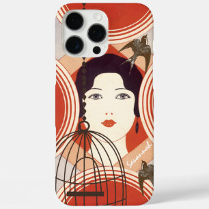 Vintag Girly Birdcage iPhone 16 Pro Max Hülle