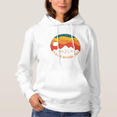 Vintag Glacier Nationalpark Montana Souvenir 80er Hoodie (Vorderseite)