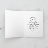 Vintag Glad Tidings Feiertagskarte (Innenseite)