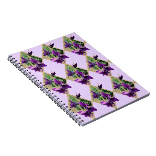 Vintag Gladiole Notizblock (Rechte Seite)