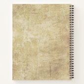 Vintag Gladioli-Notebook Notizblock (Rückseite)