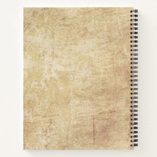 Vintag Gladioli-Notebook Notizblock (Rückseite)