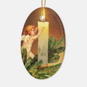 Vintag, Glaedelig, Norwegisch 1906, Keramik Ornament (Links)