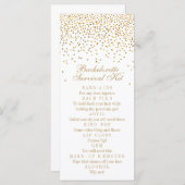 Vintag Glam Gold Confetti Bachelorette (Vorne/Hinten)