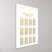 Vintag Glam Gold Confetti Hochzeitskarte Foliendrucke (Ablage )