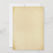 Vintag Glam Gold Confetti Junggeselinnen-Abschied Einladung (Rückseite)