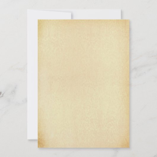 Vintag Glam Gold Confetti Polterabend Einladung (Rückseite)