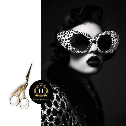 Vintag Glam Leopard Print Punk Rock Decoupage Seidenpapier