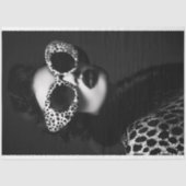 Vintag Glam Leopard Print Punk Rock Decoupage Seidenpapier (Vorderseite)