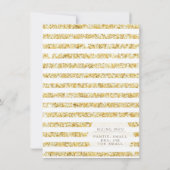 Vintag Glam Lingerie Dusche einladen Einladung (Rückseite)