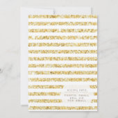 Vintag Glam Lingerie Dusche einladen Einladung (Rückseite)