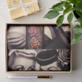 Vintag Glam Tattoo Pinups Seidenpapier (Geschenk)