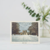 Vintag Glamis Castle Forfar Scotland Postkarte (Stehend Vorderseite)