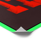 Vintag Glasgow Bevy Poster (Ecke)