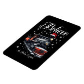 Vintag Glaube Weihnachtszug Magnet (Linke Seite)