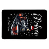 Vintag Glaube Weihnachtszug Magnet (Horizontal)