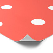 Vintag glückliche Osterblüten Poster (Ecke)