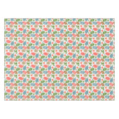 Vintag glückliche Osterblüten Tischdecke (Vorderseite (Horizontal))