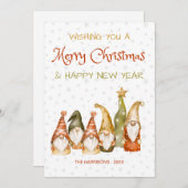 Vintag Gnomes Snow Flakes Weihnachten (Vorne/Hinten)