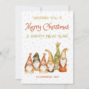 Vintag Gnomes Snow Flakes Weihnachten