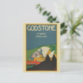 Vintag Godstone Surrey England Travel Postkarte (Stehend Vorderseite)