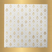 Vintag Gold Art Deco White Fliese