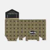 Vintag Gold Black Geometric Vielen Dank Party Geschenkschachtel (Ungefaltet)
