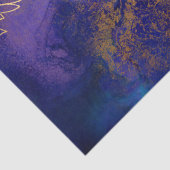 Vintag Gold Floral Grunge Harlequin Damask Seidenpapier (Detail)