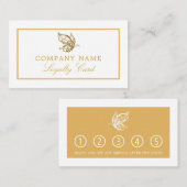 Vintag Gold Glitzer Butterfly Treuekarte (Vorne/Hinten)