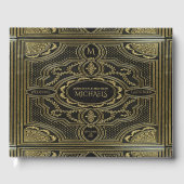 Vintag Gold Royal Look Gästebuch (Vorderseite)