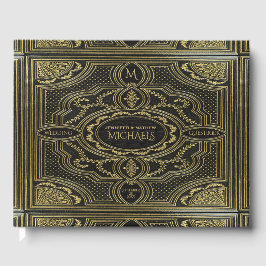 Vintag Gold Royal Look Gästebuch